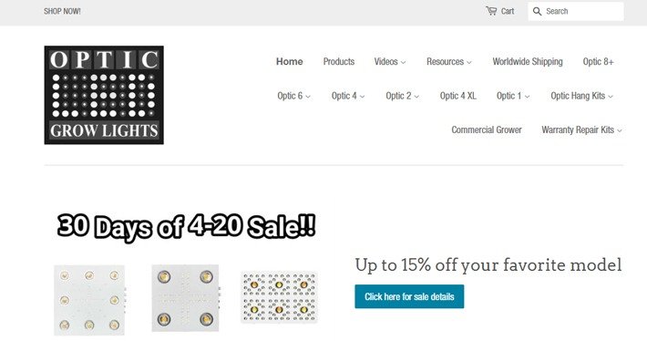 Optic LED Grow Lights Affiliate Program