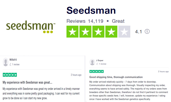 Seedsman Customer Reviews