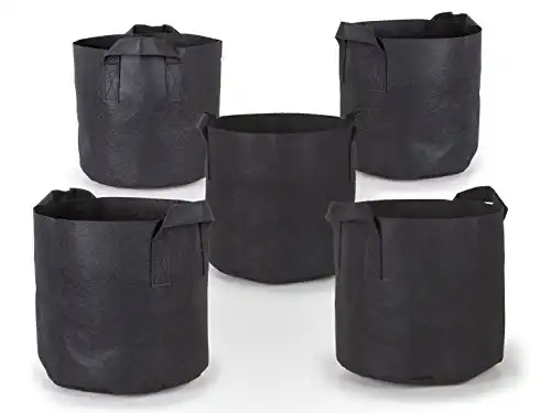 5-Pack 7-Gallon Aeration Fabric Pot